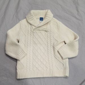 GAP Kids Cream Cable Knit Sweater